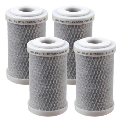 Kit 4 Unidades Refil Filtro Carbon Block BBI
