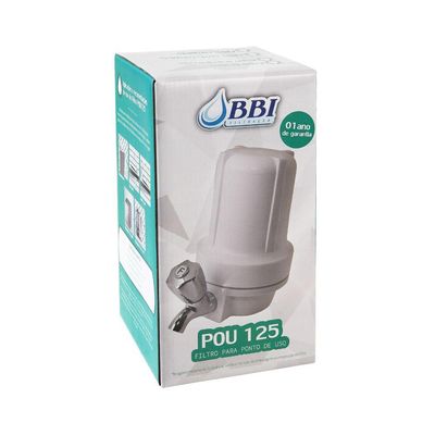 Filtro para Torneira 5" Branco 125 Pou Torneira Metal - BBI