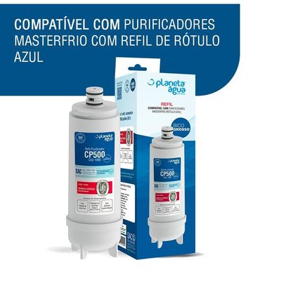 Refil CP500 Purificador Masterfrio Rót. Azul Planeta Água