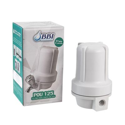 Filtro Pou125 Carvão Ativado Branco - BBI