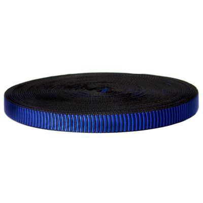 Fita Tubular 19mm Sideup Alta Resistência Azul Com Preto