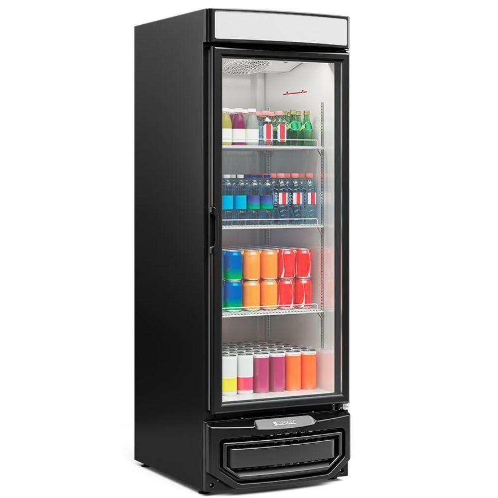 Geladeira/refrigerador 572 Litros 1 Porta Preto Porta de Vidro - Gelopar - 220v - Grd-57pr