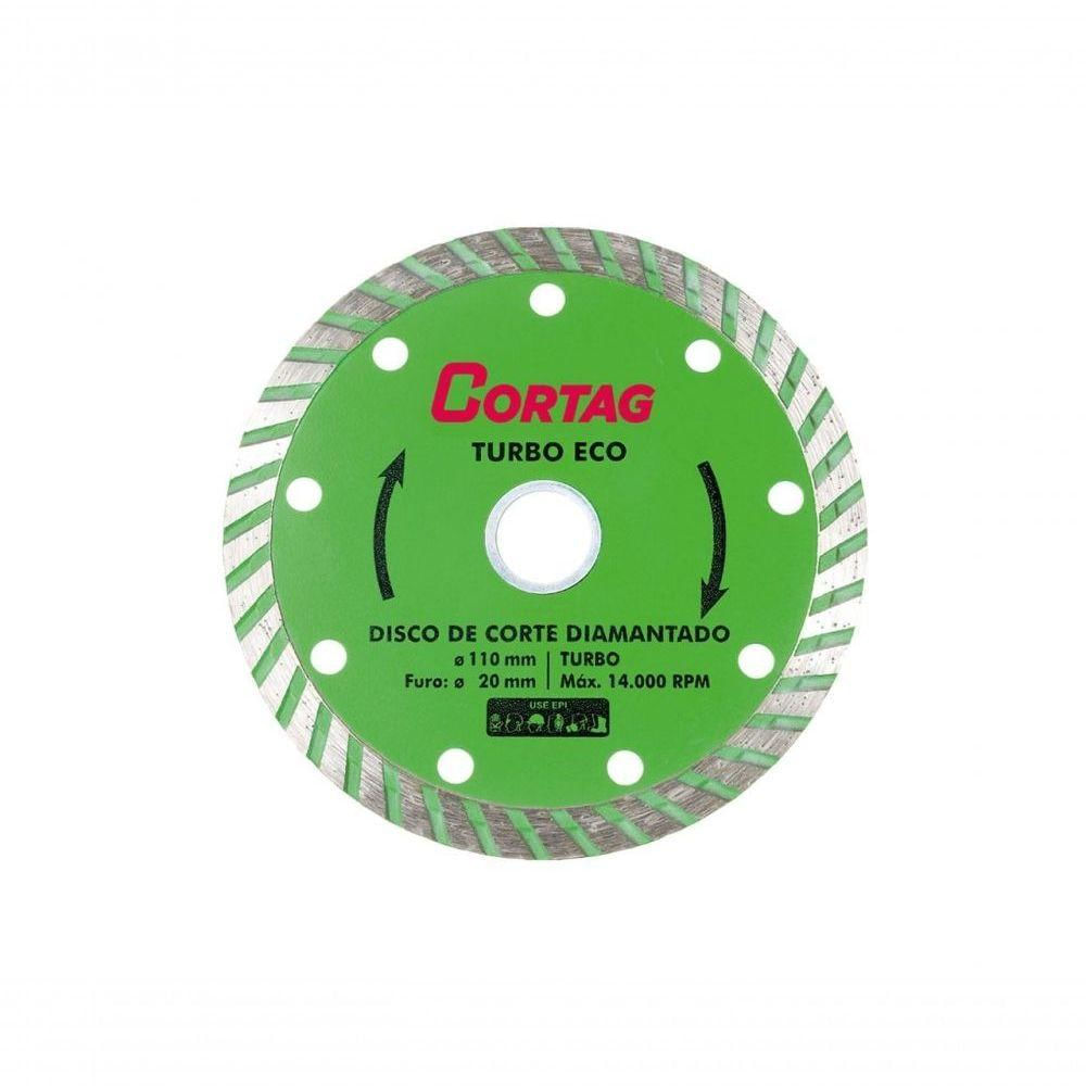 Disco Diamantado Mármore Turbo Eco 110Mmx20Mm Cortag