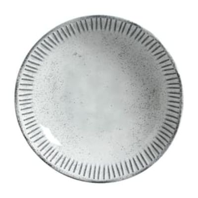 Conjunto de Pratos Fundos Porto Brasil Linhas Echo com 6 Peças - Branco
