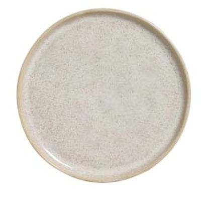 Conjunto de Prato de Pão Porto Brasil Bio Latte 6 peças  Bege
