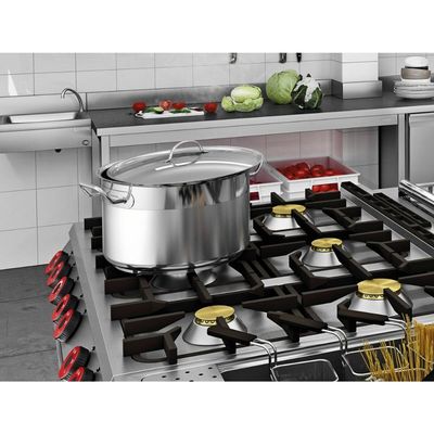 Caldeirão Tramontina Professional em Aço Inox com Fundo Triplo sem Tampa 40 cm 30 L