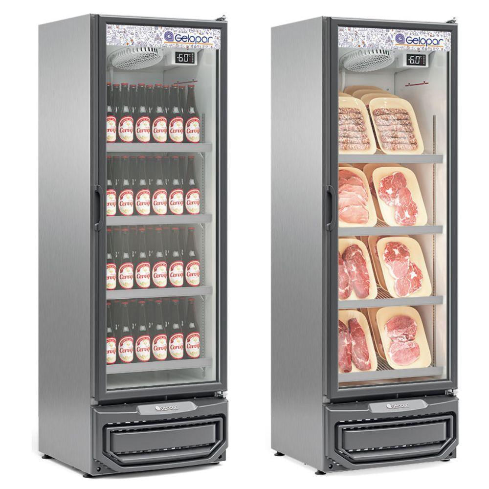 Geladeira/refrigerador 450 Litros 1 Porta Inox - Gelopar - 220v - Gcbc-45ti