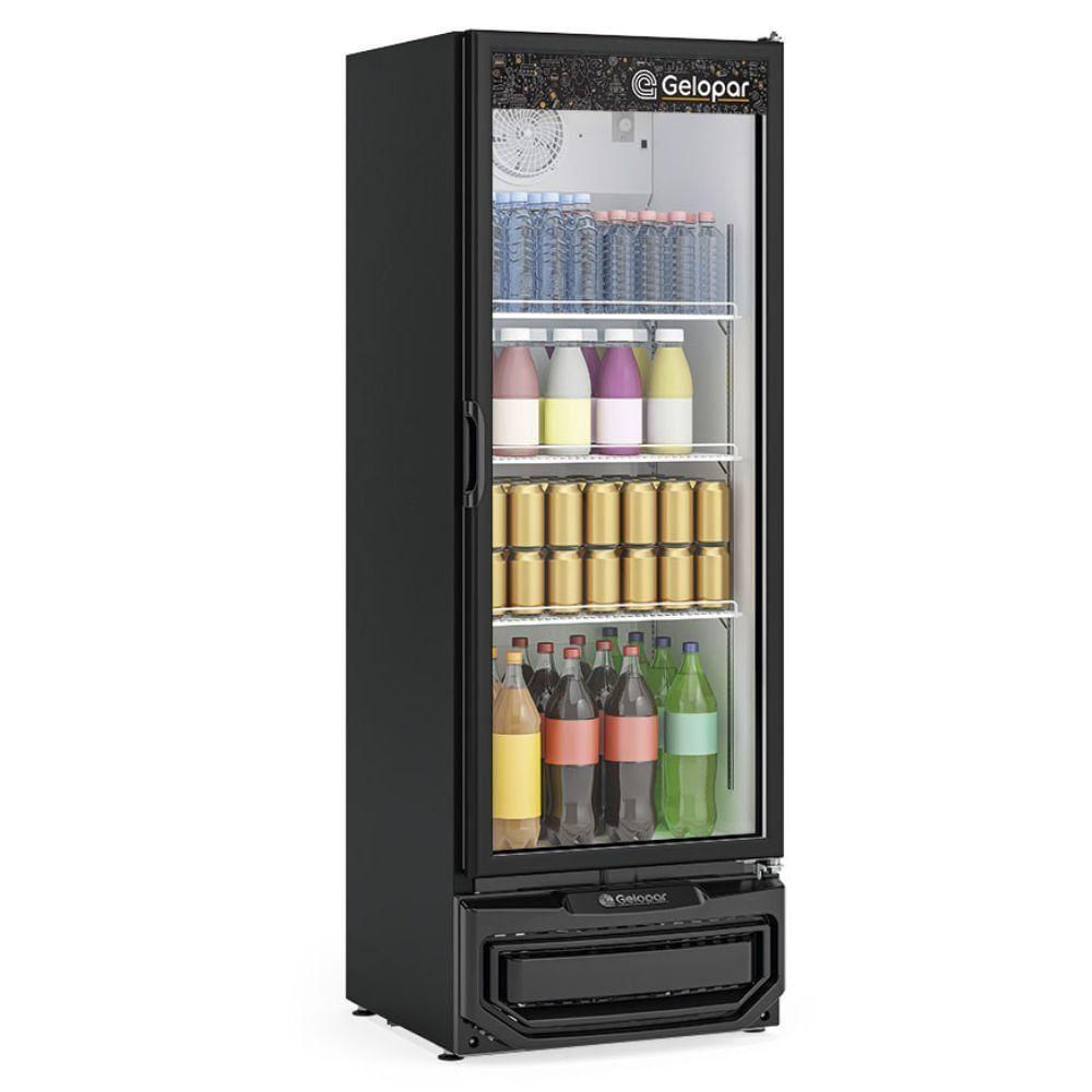 Geladeira/refrigerador 410 Litros 1 Porta Preto Turmalina - Gelopar - 110v - Gptu-40 El Pr