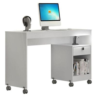 Mesa Para Computador Giga E Multiuso Flex Branco - Valdemóveis