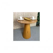 Mesa Cone Para Sala De Jantar Madeira Freijó Tampo 70Cm