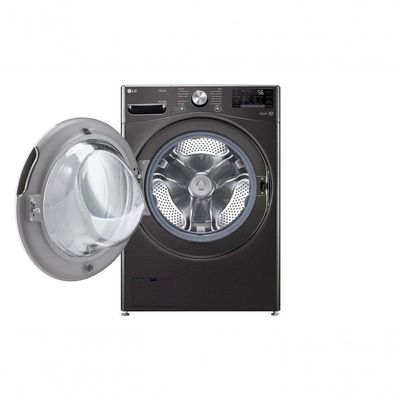 Lava e Seca LG Smart 18kg Black Inox com Inteligência Artificial AIDD™ WD18BV2S6B 127V