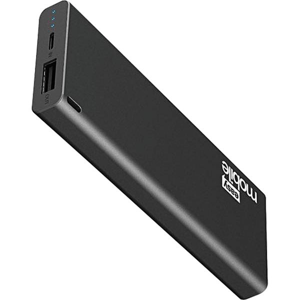 Carregador Portátil Easy Mobile Slim 6000 Turbo Preto