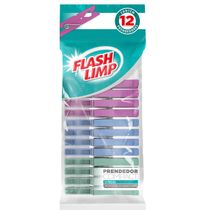 Conjunto 12 Prendedores Compact Flash Limp