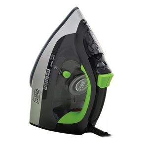 Ferro de passar a vapor Black+Decker FX2700 cor preto e verde 220V