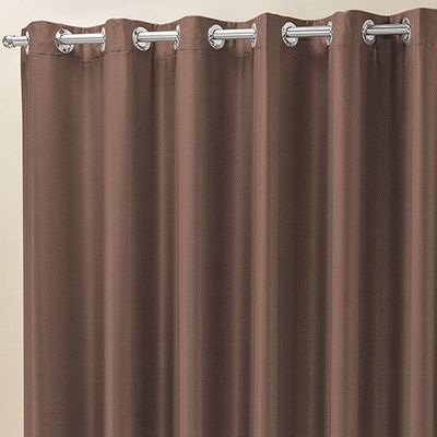Cortina Madri Tecido Semi Blackout 4,00M X 2,50M Tabaco