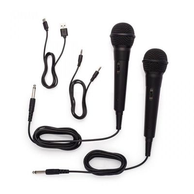 Karaoke Portatil 2 Mic Alto E Bom Tom