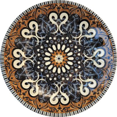 Aparelho de Jantar 20 Peças Cerâmica Mônaco Porto Brasil Mandala