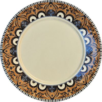 Aparelho de Jantar 20 Peças Cerâmica Mônaco Porto Brasil Mandala