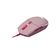 Mouse com Mousepad OEX Vibes MC200 Rosa