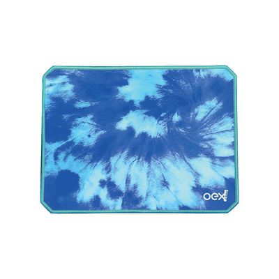 Mouse com Mousepad OEX Vibes MC200 Azul