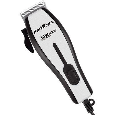 Máquina de Cortar Cabelo Britânia 14W Inox N 127V