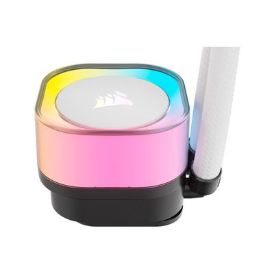 Water Cooler Corsair Icue LINK H100I RGB White Aio 240MM P/ INTEL/AMD RGB Branco - CW-9061005-WW