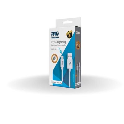 Cabo Usb Proeletronic Para Celular Tipo Lightning - Caus-100L - 1Mt