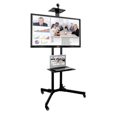 Pedestal Para Tv 32 A 75 Suporte Com Rodízios Cts600