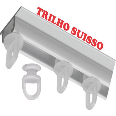 Cortina 2 Mts Sala Quarto Oxford para Trilho Suisso Baratissima Palha