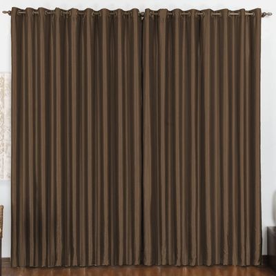 Cortina 4 Mts Sala Quarto Escritório Blackout para Trilho Suisso Tabaco