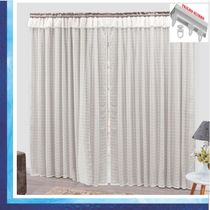 Cortina Romantic Semiblackout e Voal 2,00 x 1,70 Para Trilho Suisso - Palha