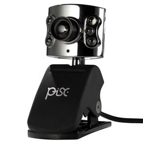 Webcam 1.3MP com Microfone Pisc 1819 Chumbo