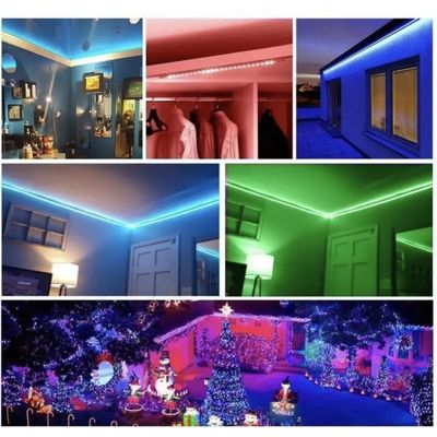 Fita Led 5050 Rgb Colorida Com Cola 10m Kit Completo 110/220