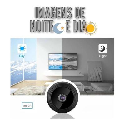 Mini micro câmera de segurança espiã wifi 1080p hd monitoramento wireless com Cartão 32gb