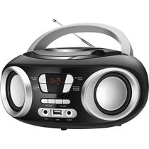 Rádio com CD. FM. Potência 6W RMS. Entradas USB e Auxiliar Mondial NBX13