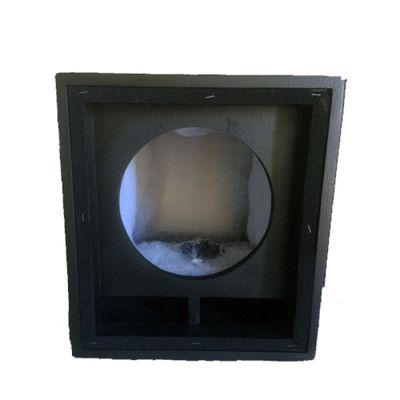 Gabinete de caixa de som 18" quadr. comp. de 18 mm c/ tela