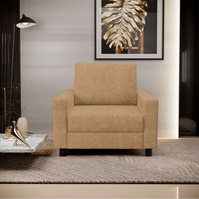 Kit 02 Poltronas Decorativa Para Sala De Estar E Recepção Malta L02 Bouclê Mostarda - Lyam Decor