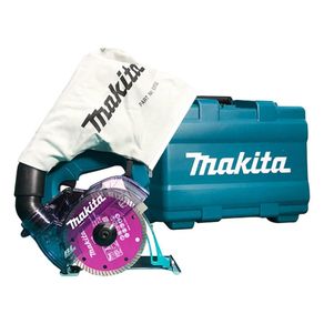 Serra Mármore 125MM Bateria 18V LXT Sem Fio AWS Com Maleta Resistência Água DCC500ZKX1 Makita