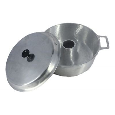Forma com Cone Para Bolo Alumínio Fundido Polido 24cm