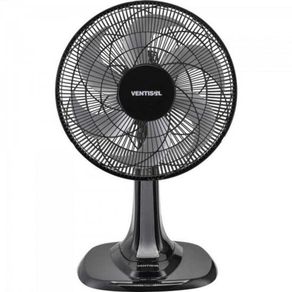 Ventilador De Mesa com 6 Pás 220v Turbo Preto/cinza Ventisol 220