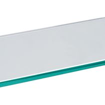 Prateleira de Vidro Tramontina Glass Reta com Suporte Injetado 600x200x8 mm
