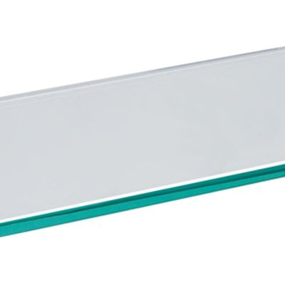 Prateleira de Vidro Tramontina Glass Reta com Suporte Injetado 600x200x8 mm