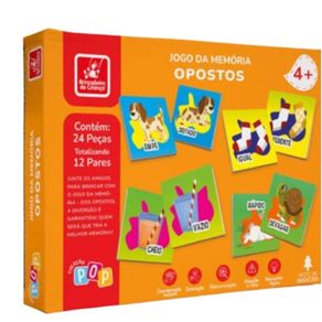 Jogo da Memória Opostos Pop 4284 Brincadeira De Criança