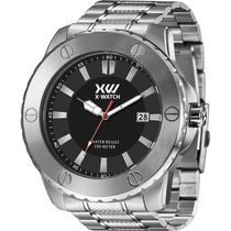 Relógio X-Watch Masculino Ref:Xmss1059 P1sx Oversized Prateado