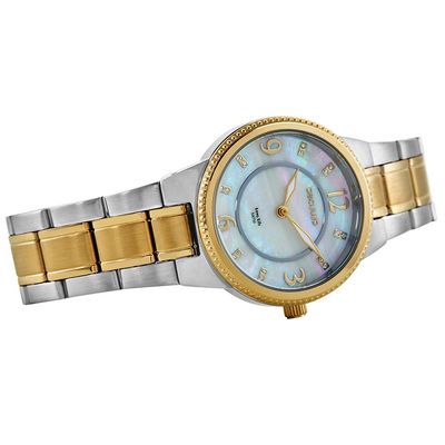 Relógio Seculus Feminino Ref:44138lpsvba2 Casual Bicolor