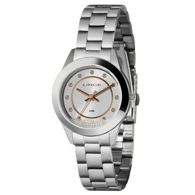 Relógio Lince Feminino Ref:Lrm4733l34 S1sx Casual Prateado