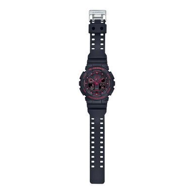 Relógio Casio Masculino Ref:Ga-100bnr-1adr G-Shock Anadigi