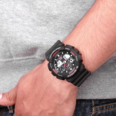 Relógio Casio Masculino Ref:Ga-100-1a4dr G-Shock Anadigi