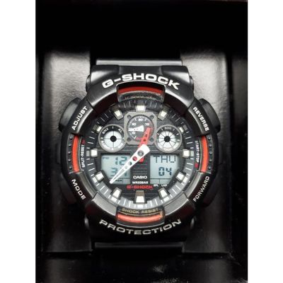 Relógio Casio Masculino Ref:Ga-100-1a4dr G-Shock Anadigi