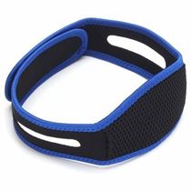 Faixa Anti Ronco 2 Pontas Confortável para Dormir - Preto Com Azul
